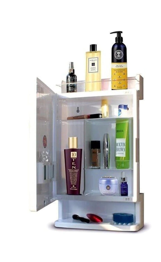 Makeup Organizer with Mirror Door – Dustproof Cosmetic Storage Cabinet for Skincare, Perfume & Beauty Products (8901000000521)